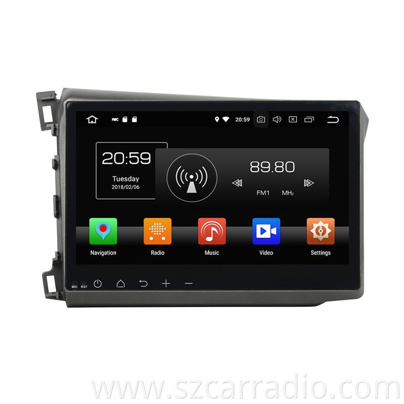 Android 8.1 Civic 2012 Multimedia Player (1)